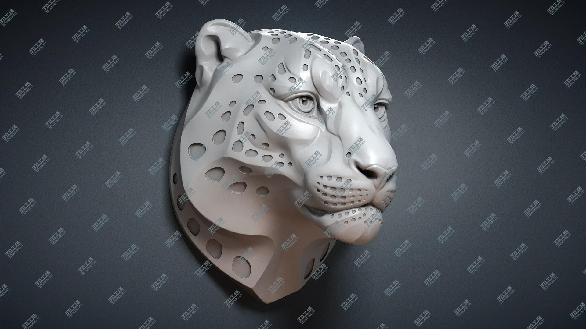 images/goods_img/202105072/3D Snow Leopard Head Sculpture Spotted/2.jpg